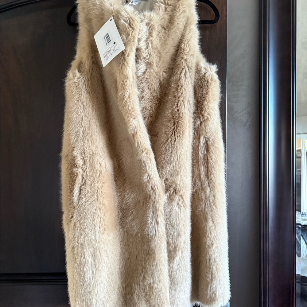 Stella McCartney Beige Fur Jacket